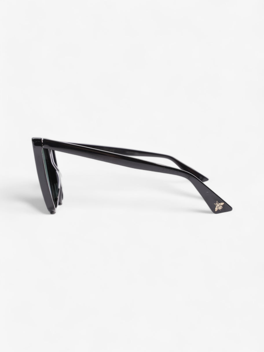 Gucci Oversized Sunglasses Black Acetate 140mm Image 2