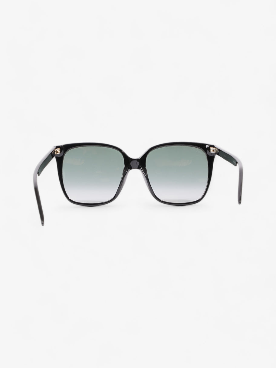 Gucci Oversized Sunglasses Black Acetate 140mm Image 4