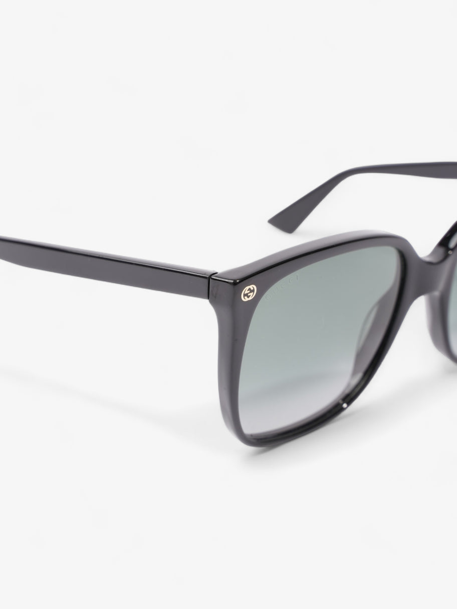 Gucci Oversized Sunglasses Black Acetate 140mm Image 5