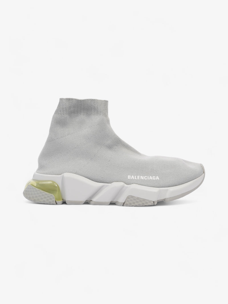  Balenciaga Speed Clear Sole Grey / White Cotton EU 42 UK 8