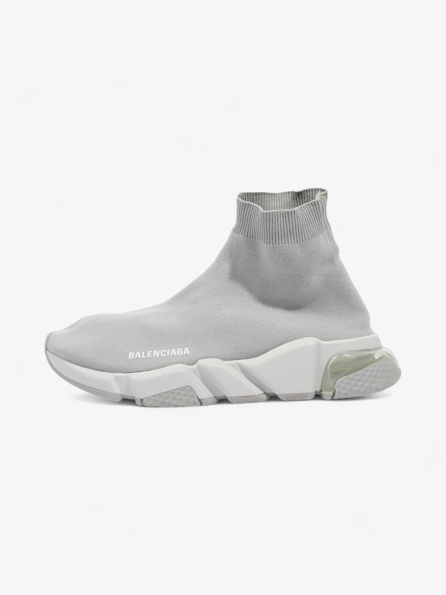 Balenciaga Speed Clear Sole Grey / White Cotton EU 42 UK 8 Image 5