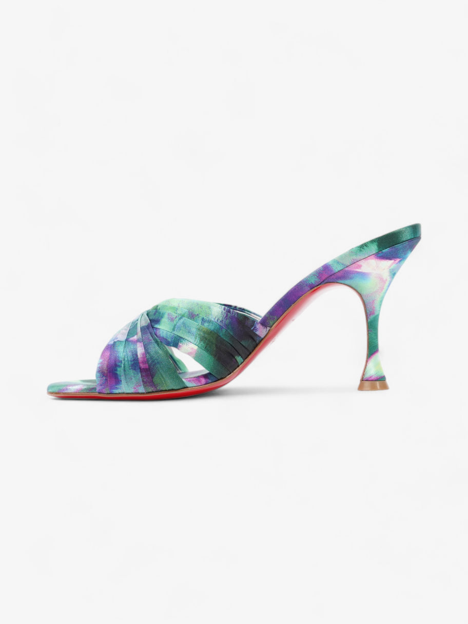 Christian Louboutin Nicol Is Back 85 Multicolour  Satin EU 39 UK 6 Image 3