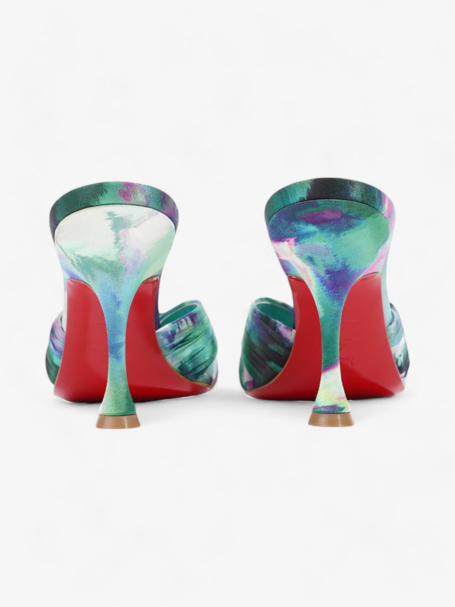 Christian Louboutin Nicol Is Back 85 Multicolour  Satin EU 39 UK 6 Image 6