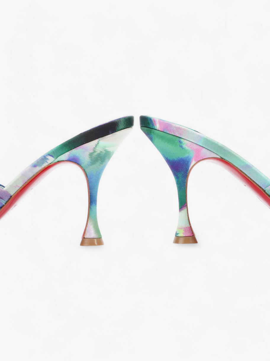 Christian Louboutin Nicol Is Back 85 Multicolour  Satin EU 39 UK 6 Image 9