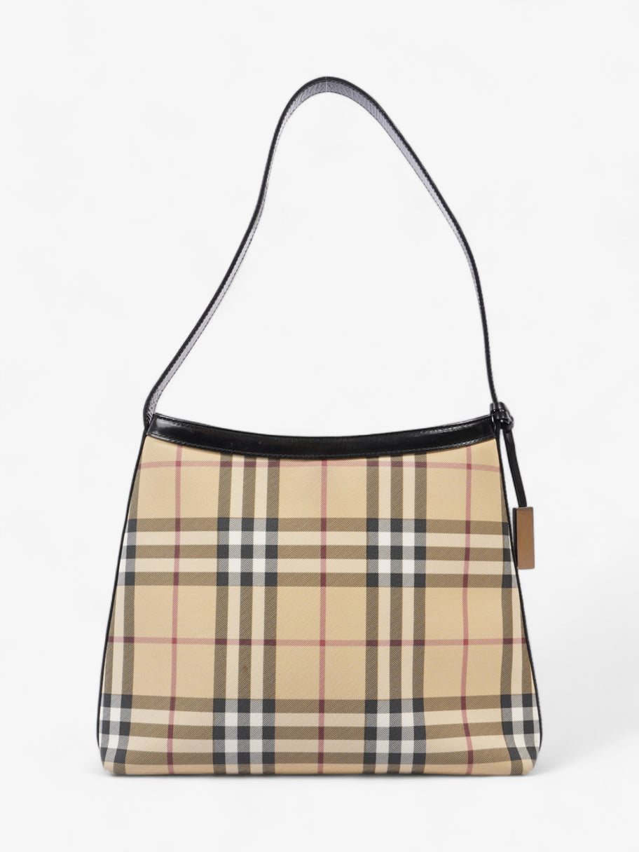 Burberry Check Shoulder Bag Nova Check Canvas Image 4