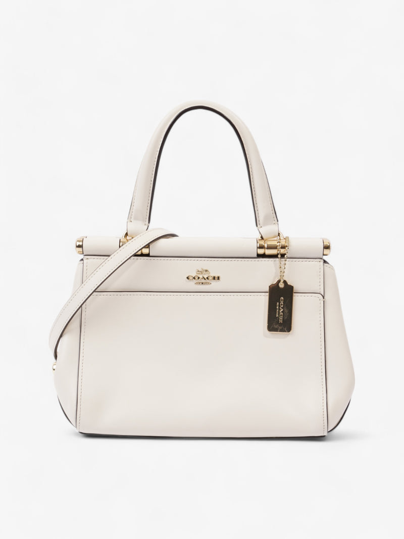  Coach Grace Chalk Calfskin Leather 20