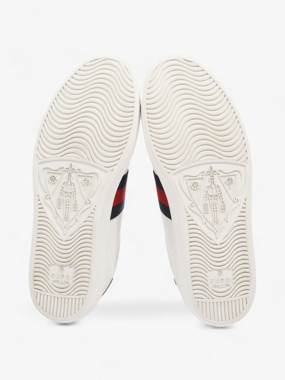 Gucci Ace Sneakers White / Navy Blue / Red Leather EU 37 UK 4 Image 7