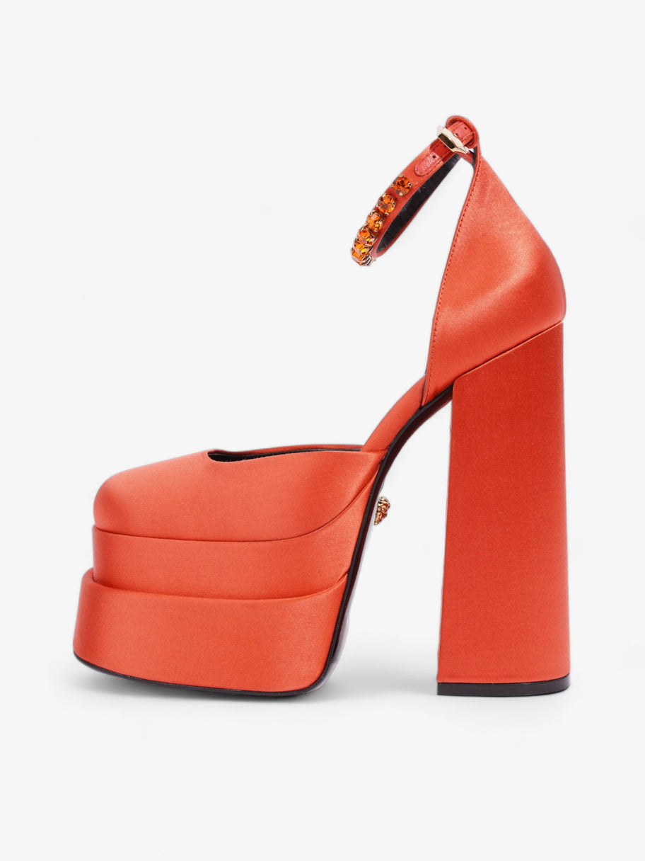 Versace Medusa Aevitas Platform Pumps Red Nylon EU 36 UK 3 Image 5