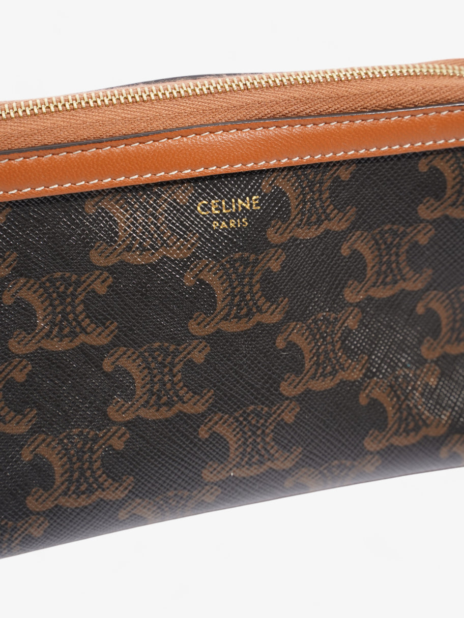 Celine Cosmetic Pouch Triomphe Canvas Small Image 6