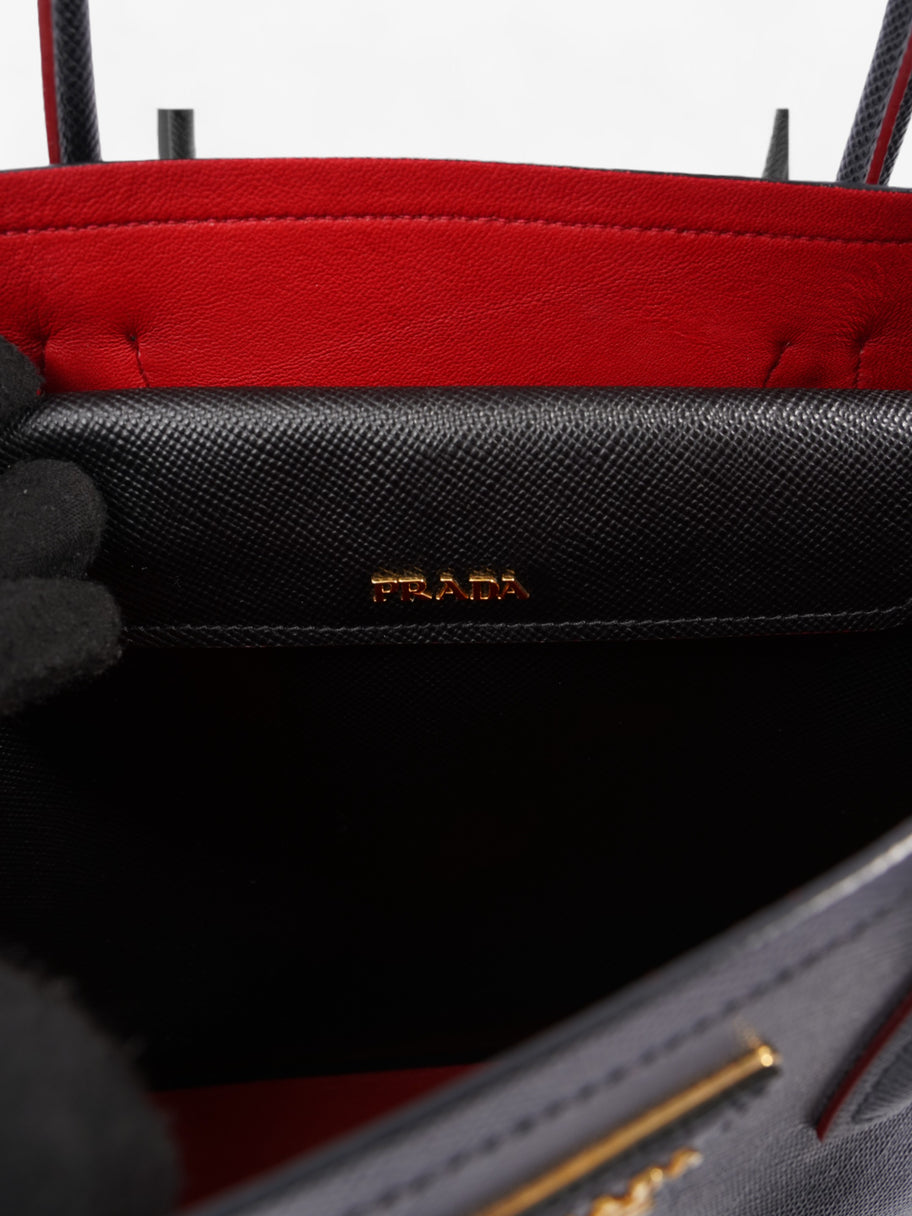 Prada Double Tote Black Saffiano Leather Medium Image 8