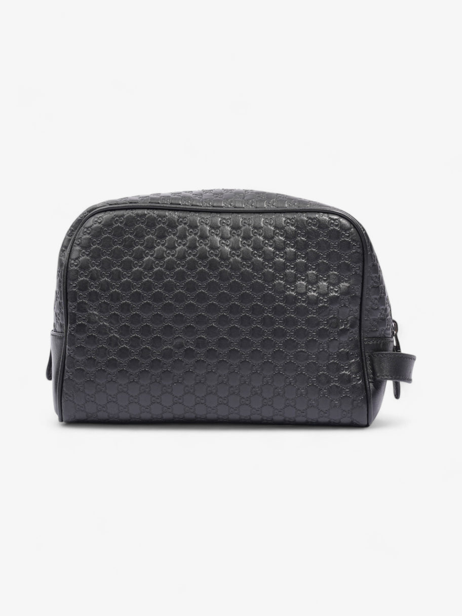 Gucci Washbag Black Leather Image 3