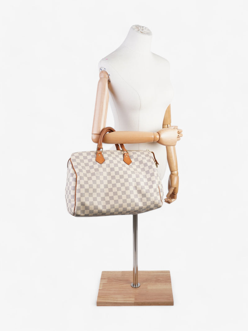  Louis Vuitton Speedy Damier Azur Coated Canvas 35