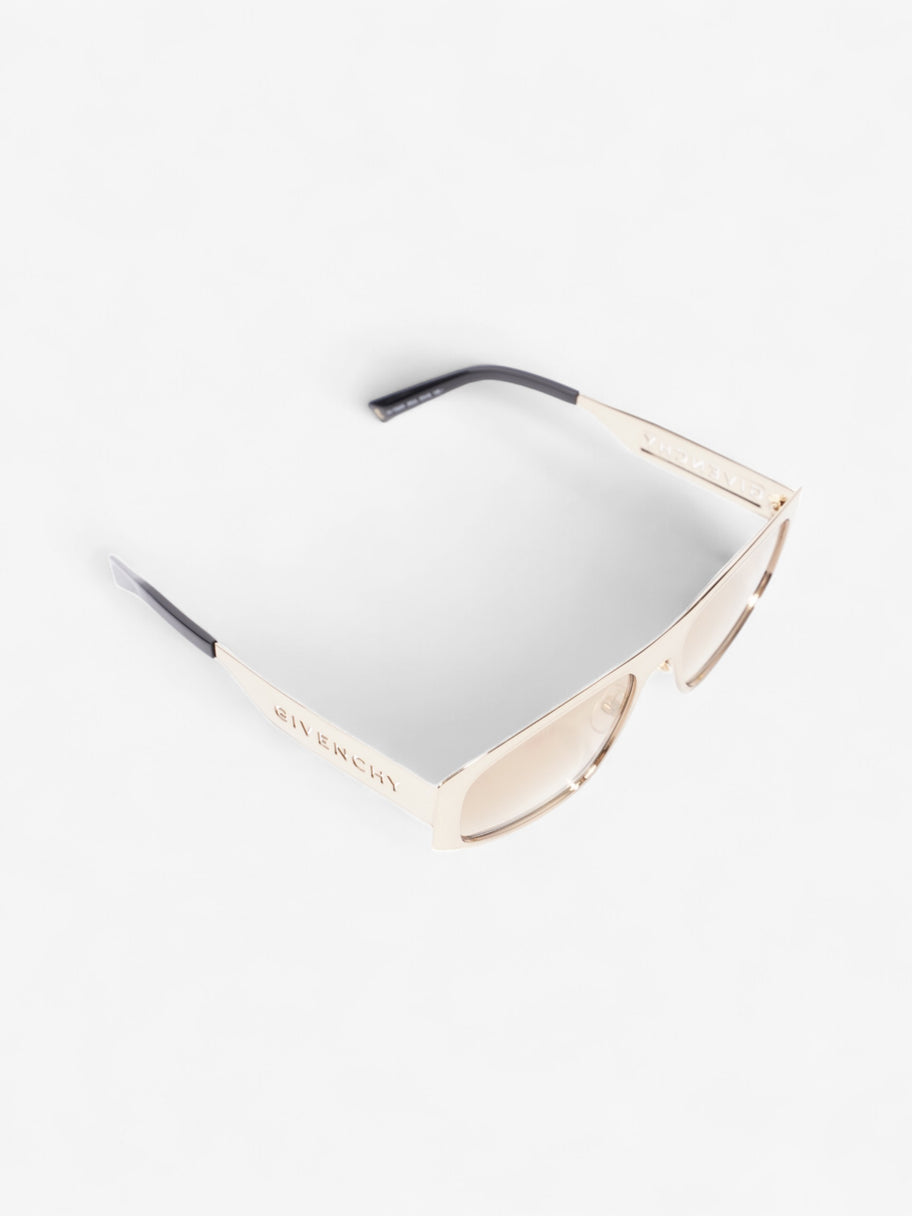 Givenchy Cut Out Sunglasses Gold / Black Acetate 145mm Image 6