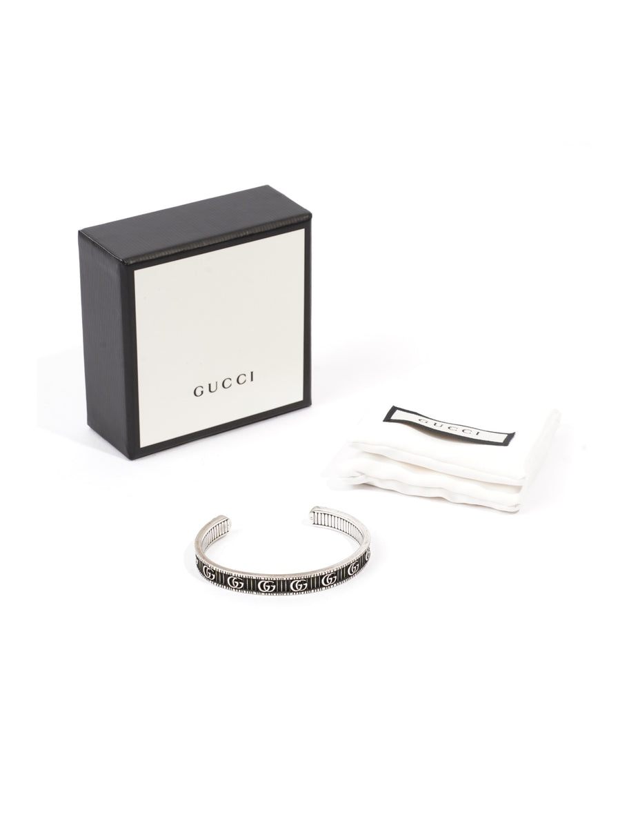 Gucci Bracelet with Double G Silver Silver Sterling 17 Image 6