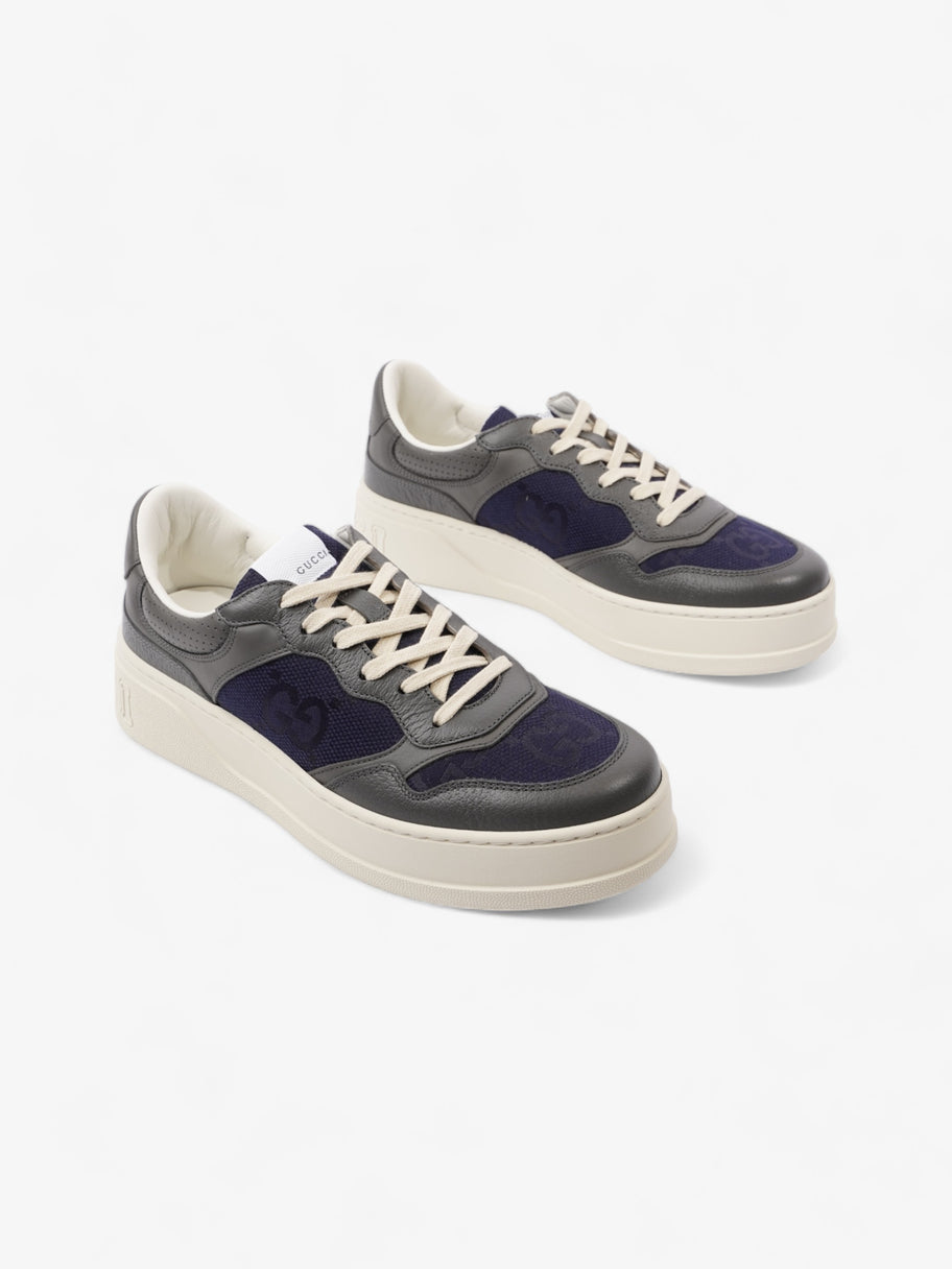 Gucci GG Sneakers Navy / Grey Canvas EU 43 UK 9 Image 2