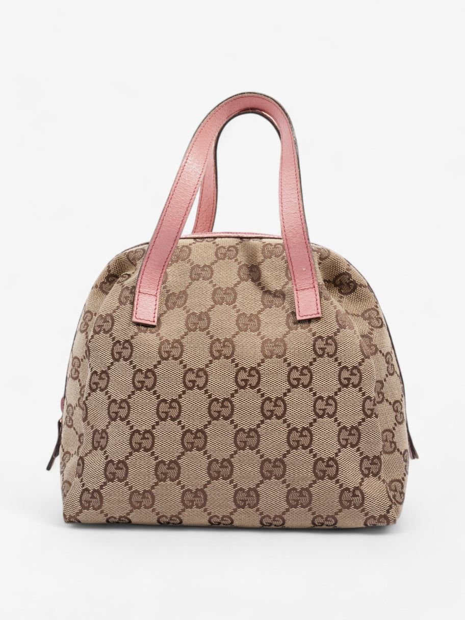 Gucci Dome Bag GG Supreme / Pink Canvas Mini Image 1