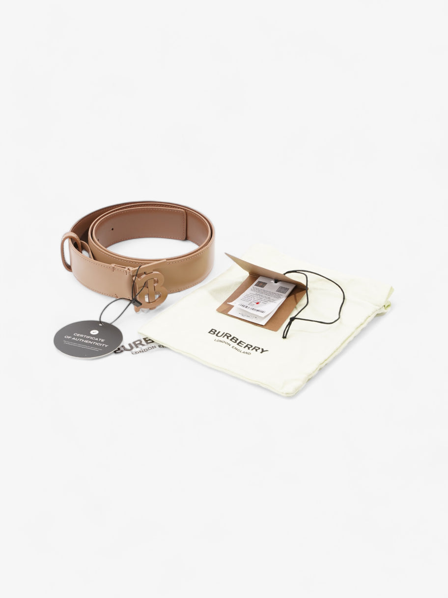 Burberry TB Belt Camel Leather Medium Image 7