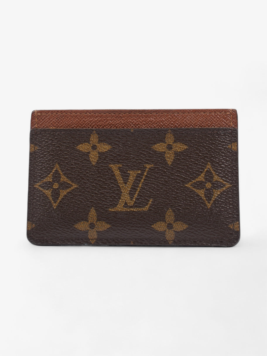 Louis Vuitton Card Case Holder Monogram / Brown Canvas Image 3