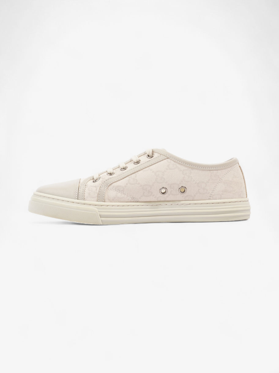 Gucci GG Low Top Sneaker Cream Canvas EU 38 UK 5 Image 3