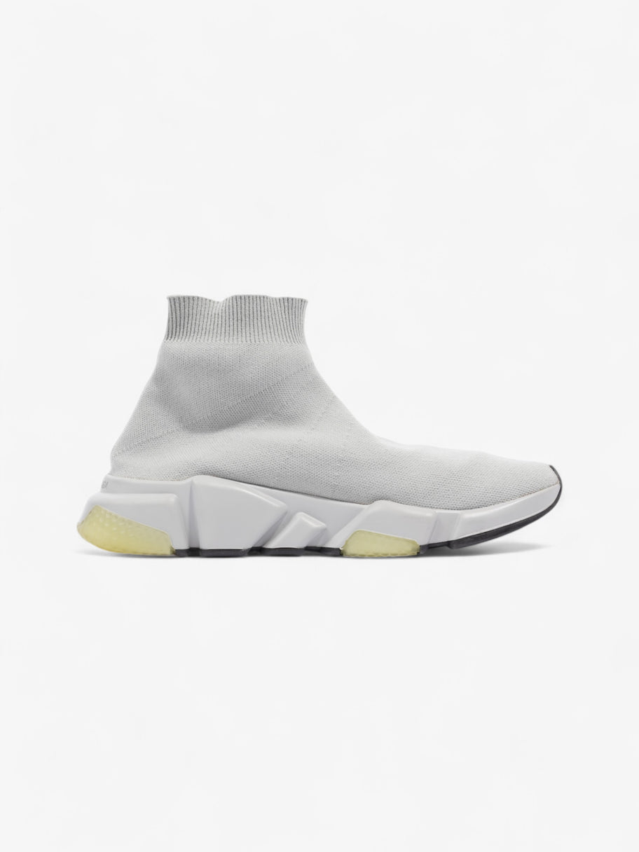 Balenciaga Speed Clear Sole Grey / Yellow Cotton EU 40 UK 7 Image 4