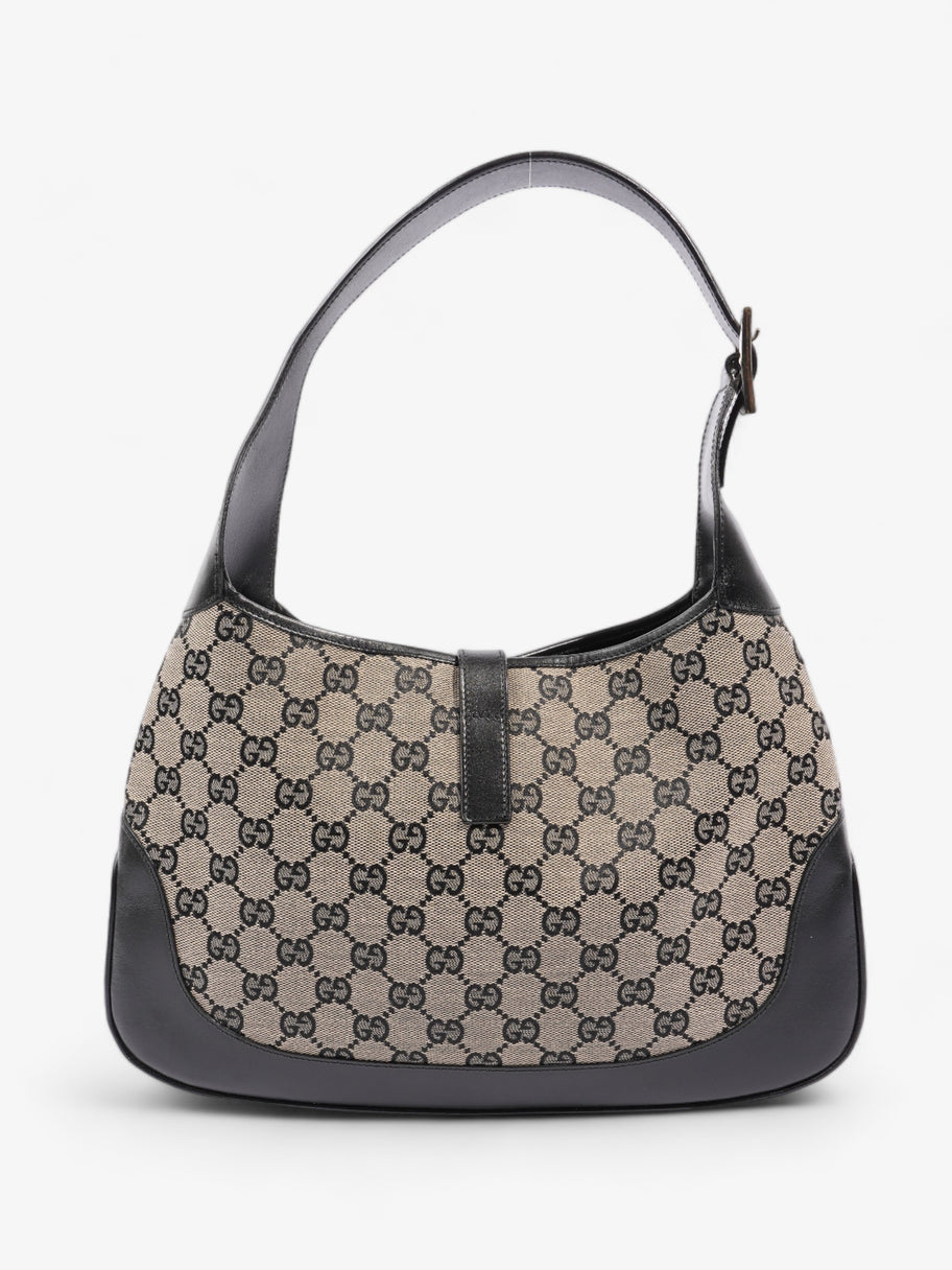 Gucci Jackie Beige And Black GG Supreme Canvas Image 4