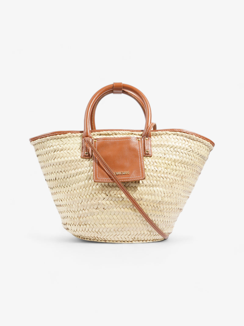  Jacquemus Le Panier Soli Natural / Brown Raffia