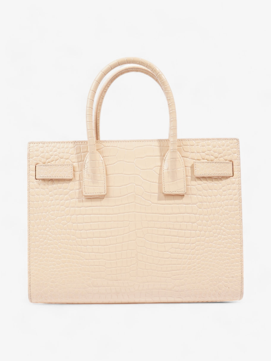 Saint Laurent Sac De Jour Light Beige Embossed Leather Baby Luxe Collective