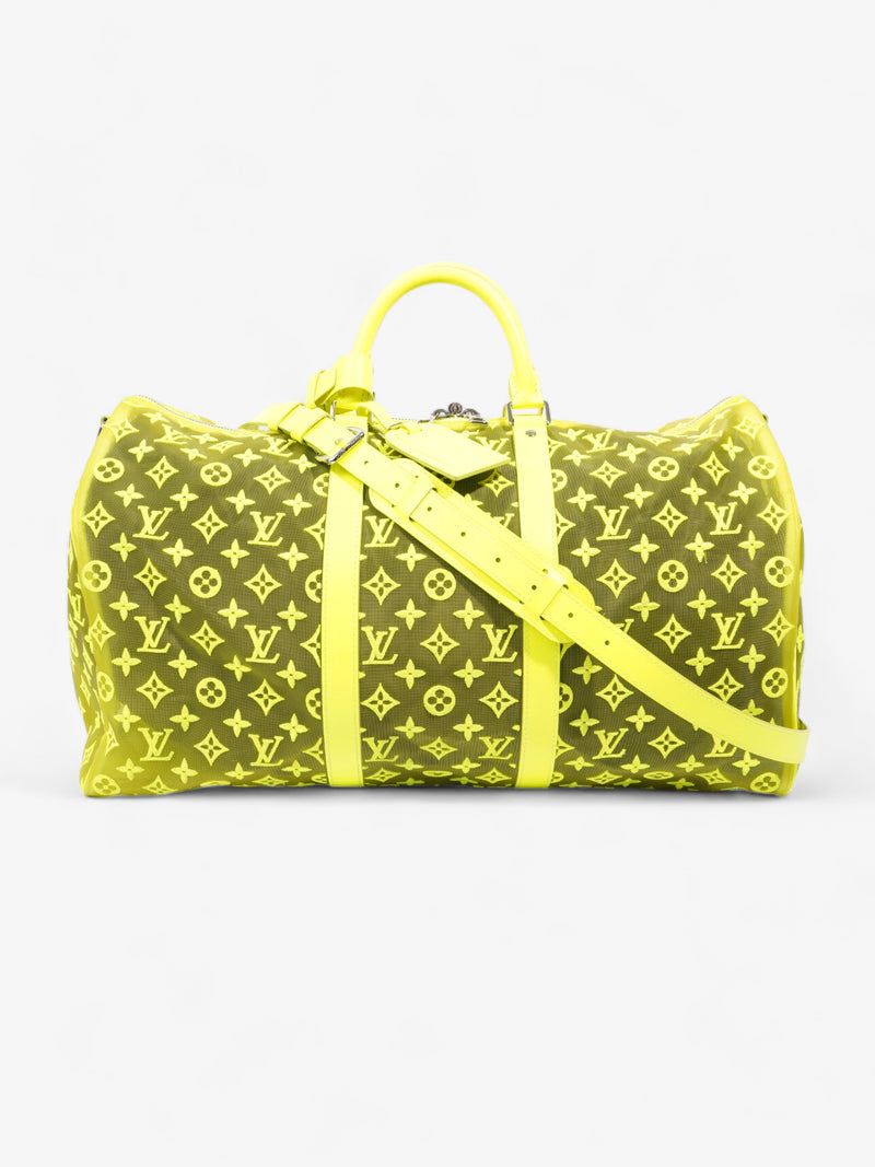  Keepall 50 Yellow Monogram Mesh