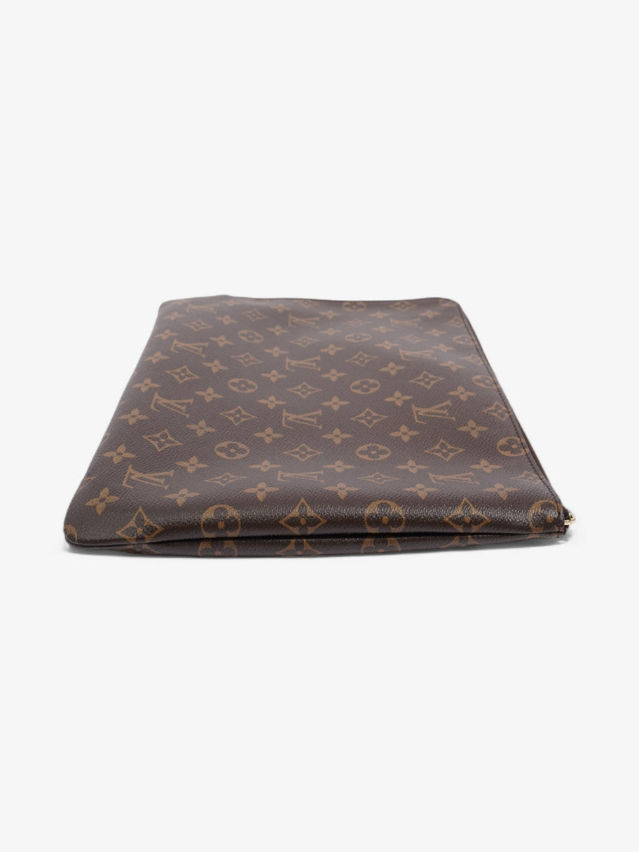 Louis Vuitton Poche Documents Monogram Coated Canvas Image 4