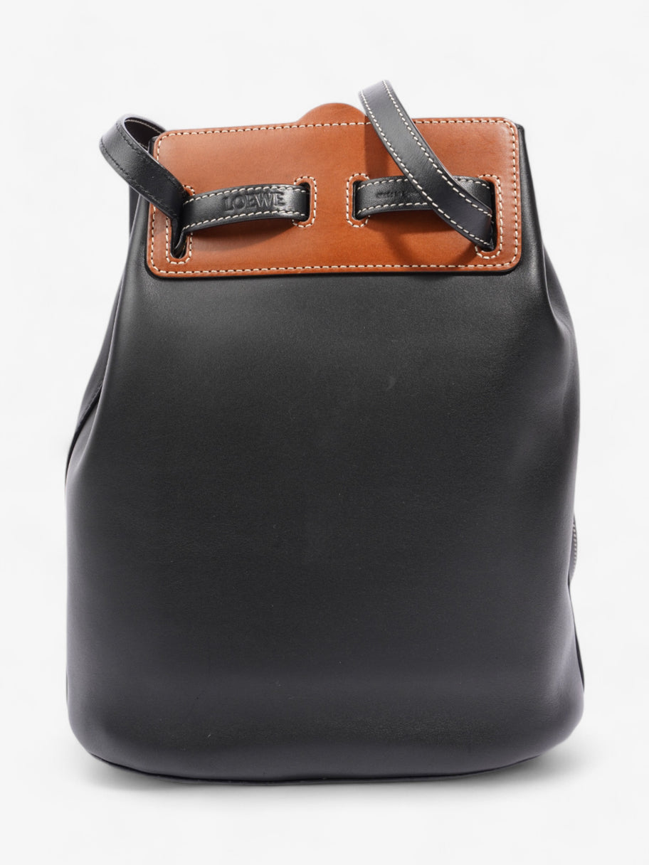 Loewe Lazo Bucket Bag Black / Brown Leather Image 4