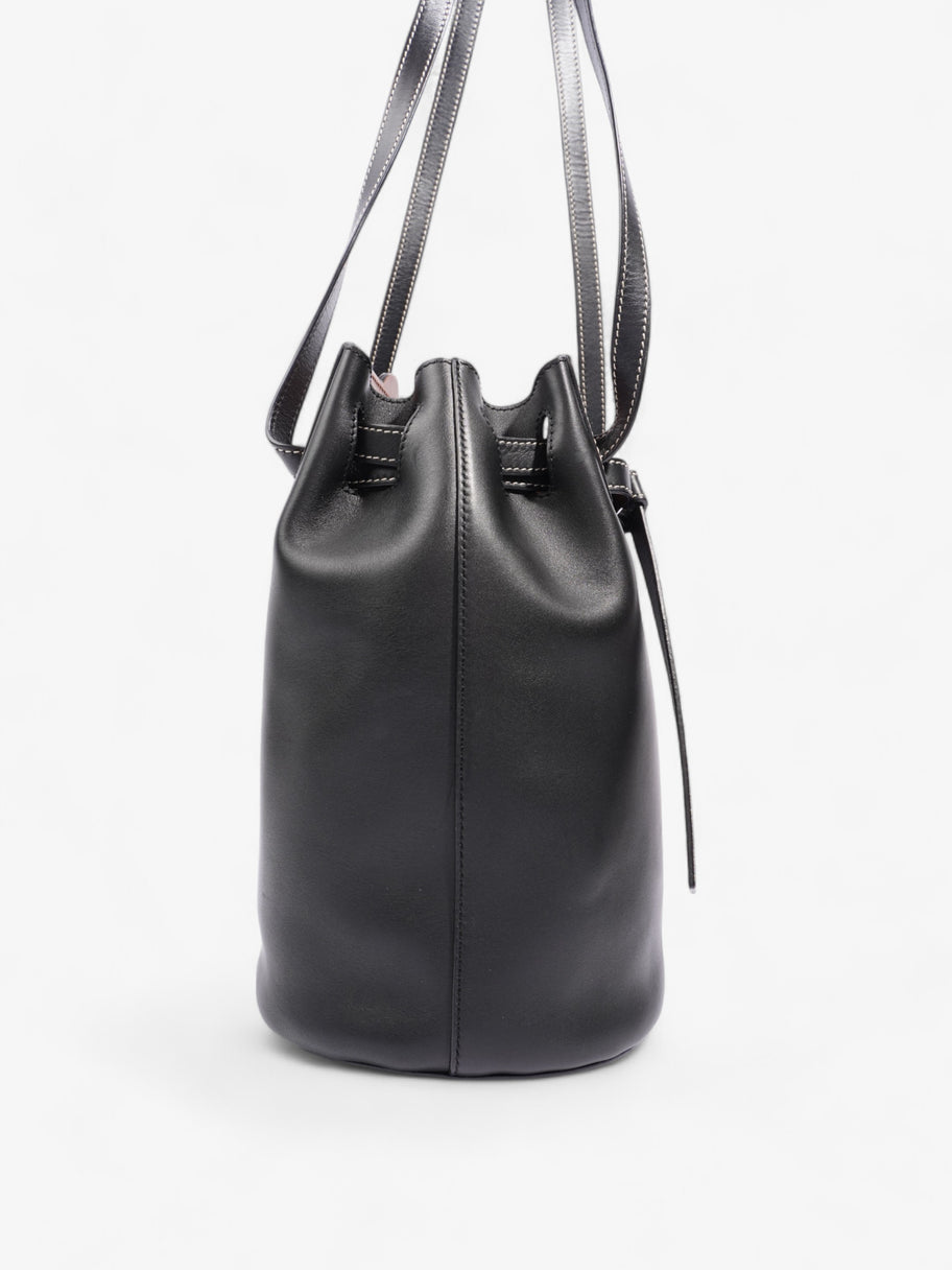 Loewe Lazo Bucket Bag Black / Brown Leather Image 5