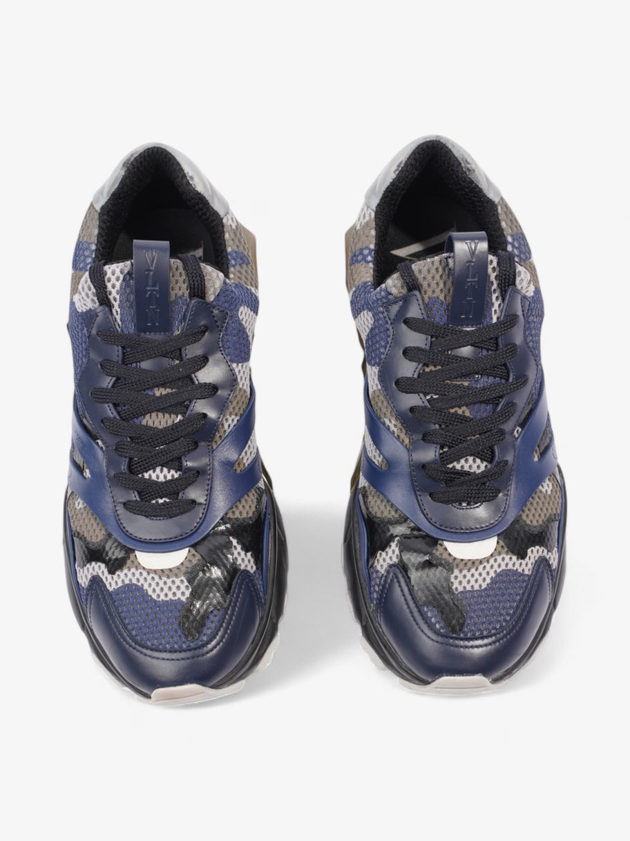 Valentino Bounce Mesh Camo Navy / Black / Grey Mesh EU 42 UK 8 Image 8