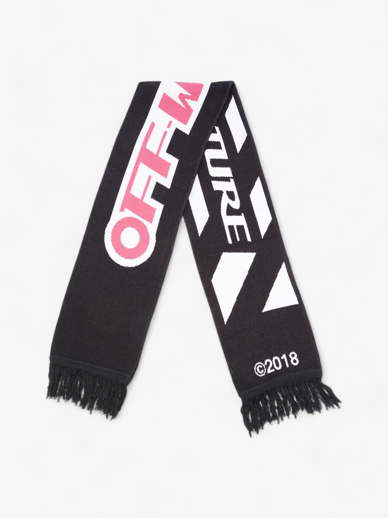  Off White Temperature Scarf Black / White / Pink Cotton