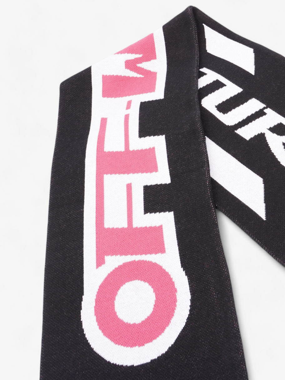 Off White Temperature Scarf Black / White / Pink Cotton Image 2