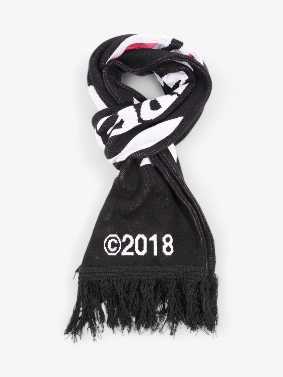 Off White Temperature Scarf Black / White / Pink Cotton Image 3