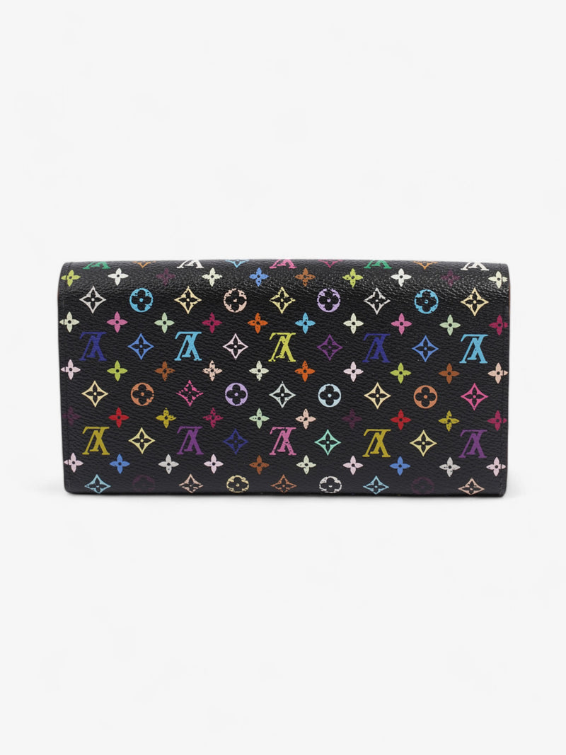  Louis Vuitton Wallet Black / Multicolour Coated Canvas