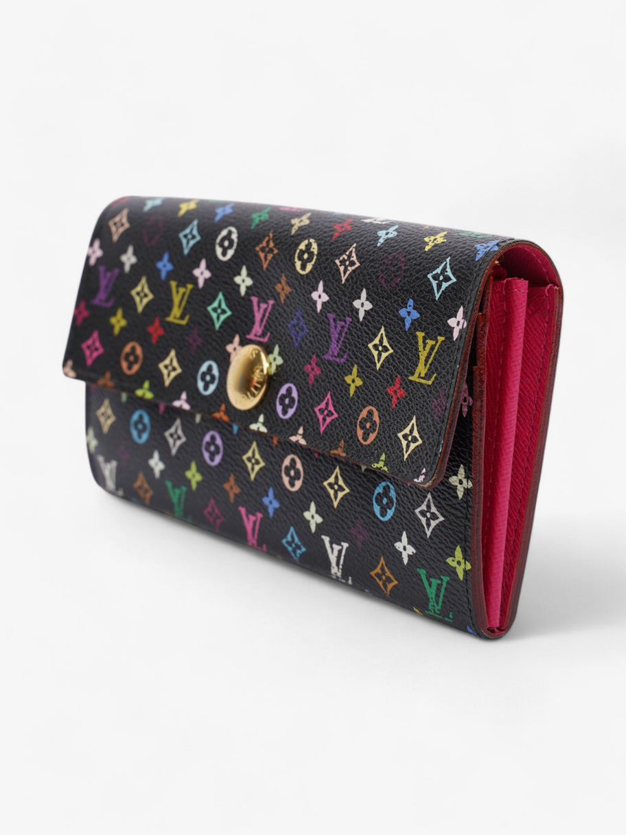 Louis Vuitton Wallet Black / Multicolour Coated Canvas Image 3