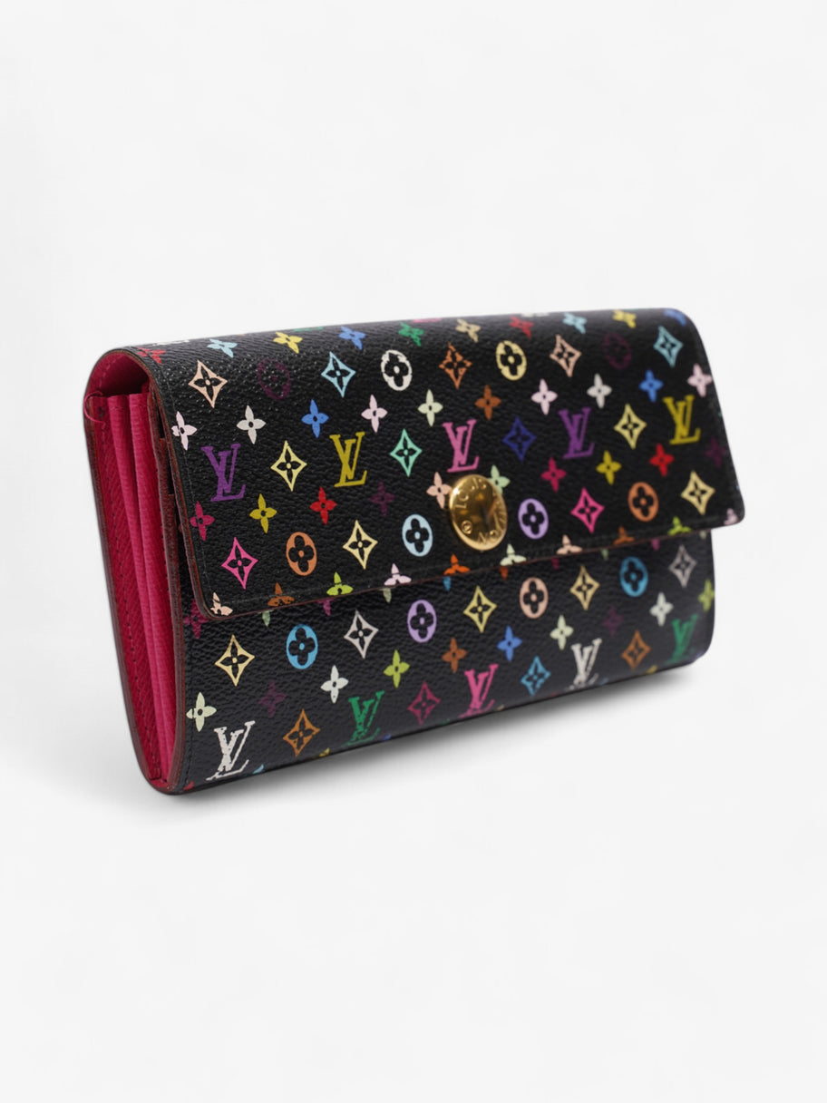 Louis Vuitton Wallet Black / Multicolour Coated Canvas Image 4