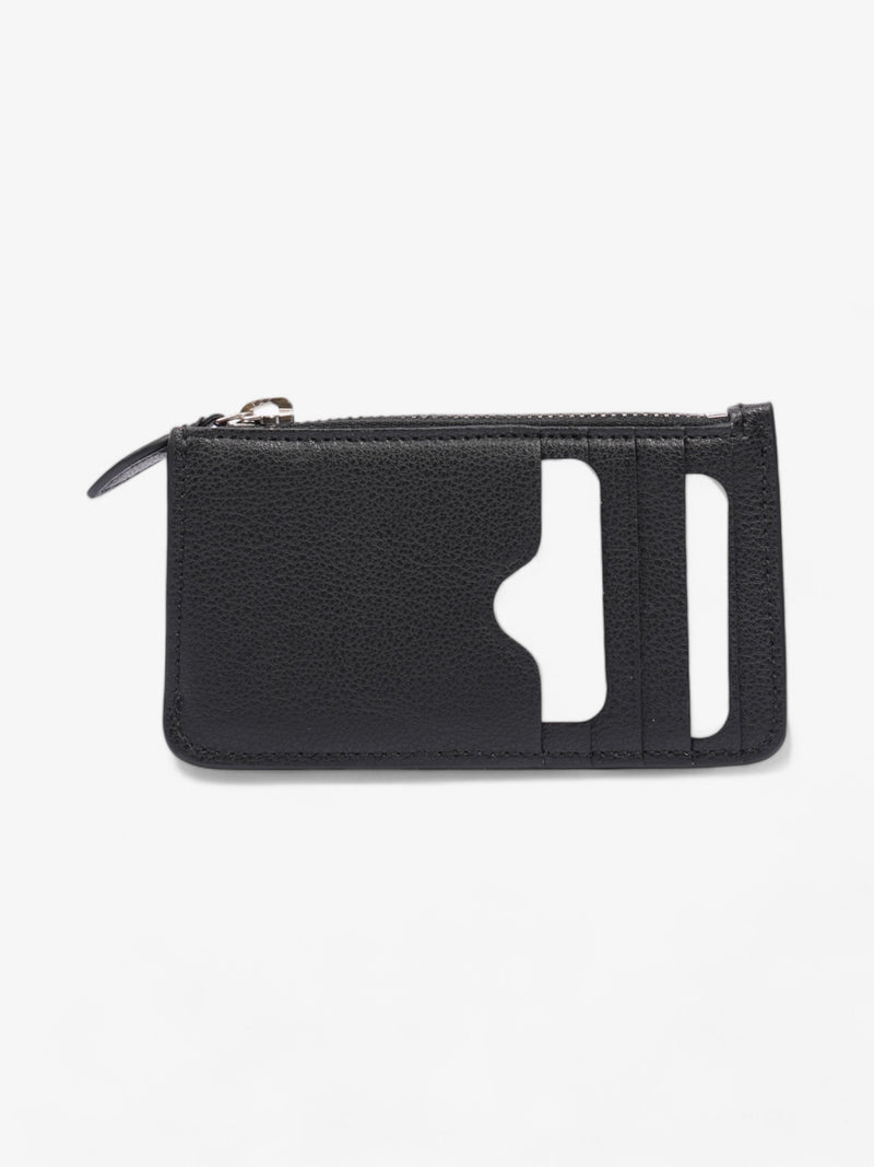  Alexander McQueen Skull card case Black Leather