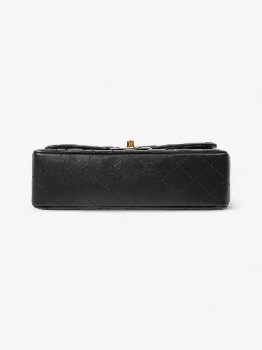 Chanel Classic Double Flap Black Lambskin Leather Small Image 7