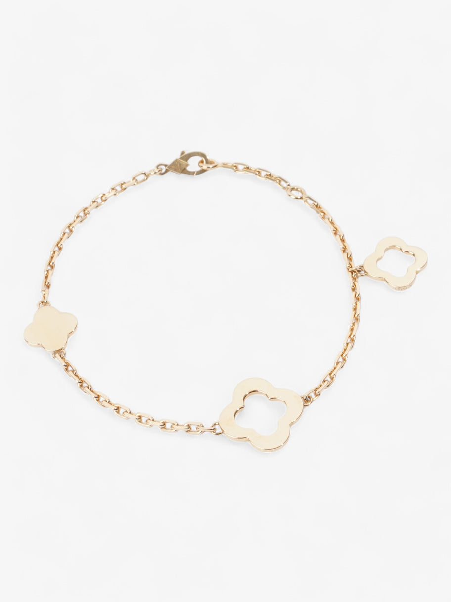 Van Cleef and Arpels Byzantine Alhambra Bracelet, 3 Motifs Yellow Gold Yellow Gold Image 2