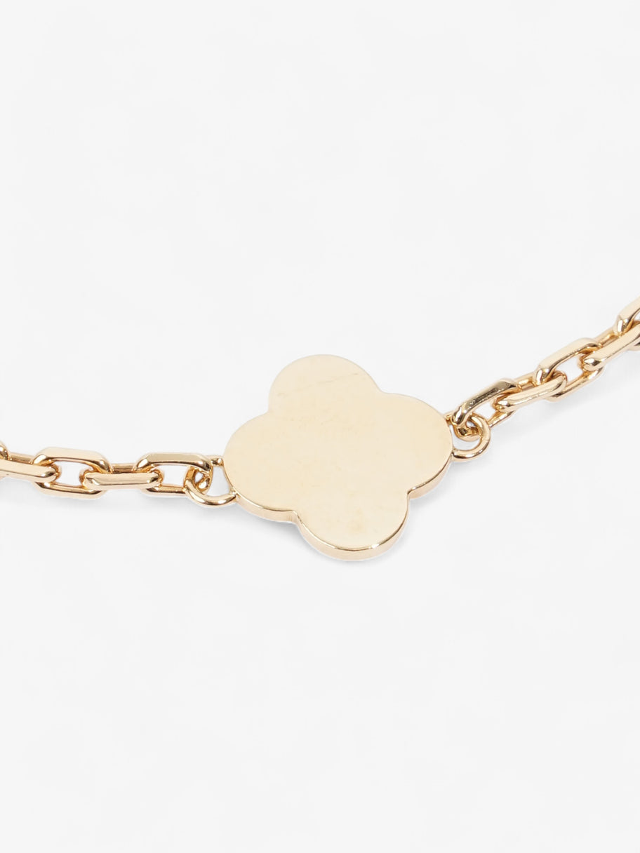 Van Cleef and Arpels Byzantine Alhambra Bracelet, 3 Motifs Yellow Gold Yellow Gold Image 6