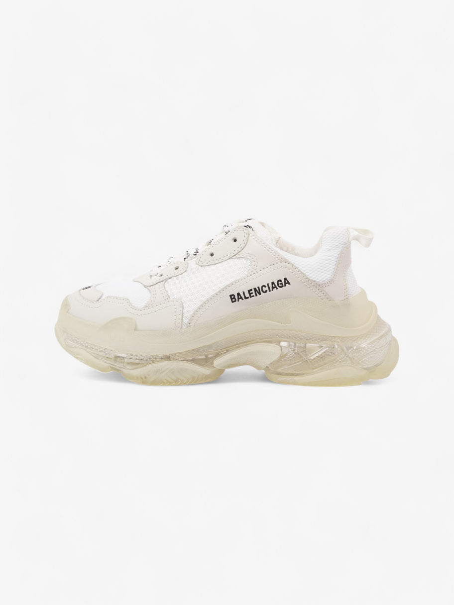 Balenciaga Triple S Clear Sole White Mesh EU 39 UK 6 Image 5