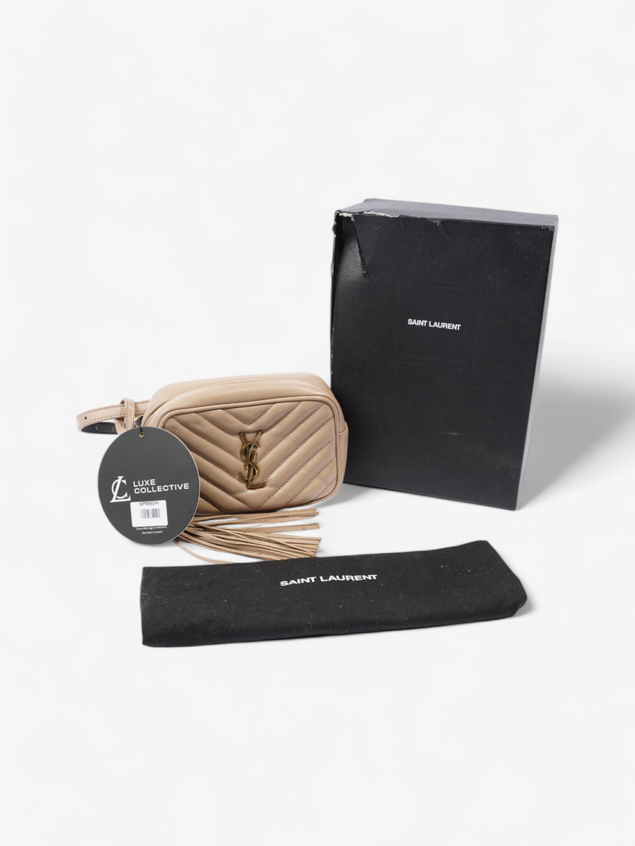 Saint Laurent Lou Belt Bag Beige Matelasse Leather Image 8