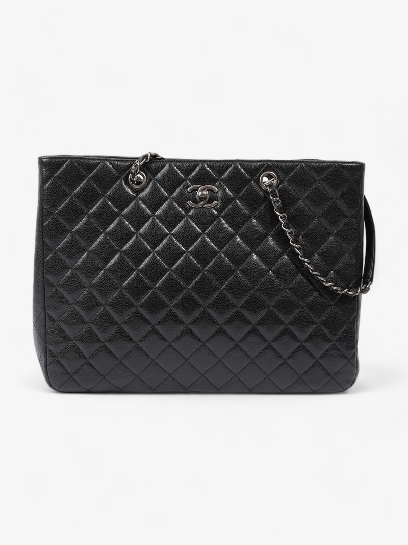  Timeless Classic Tote Black Caviar Leather