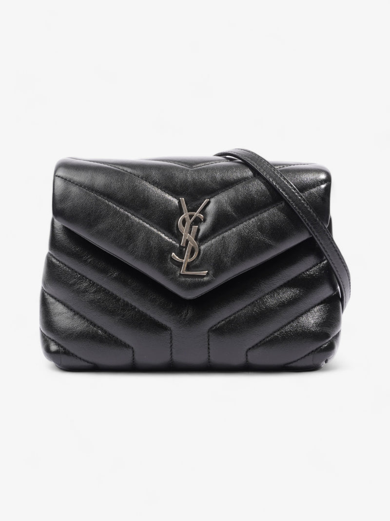  Saint Laurent Lou Lou Black Matelasse Leather Toy