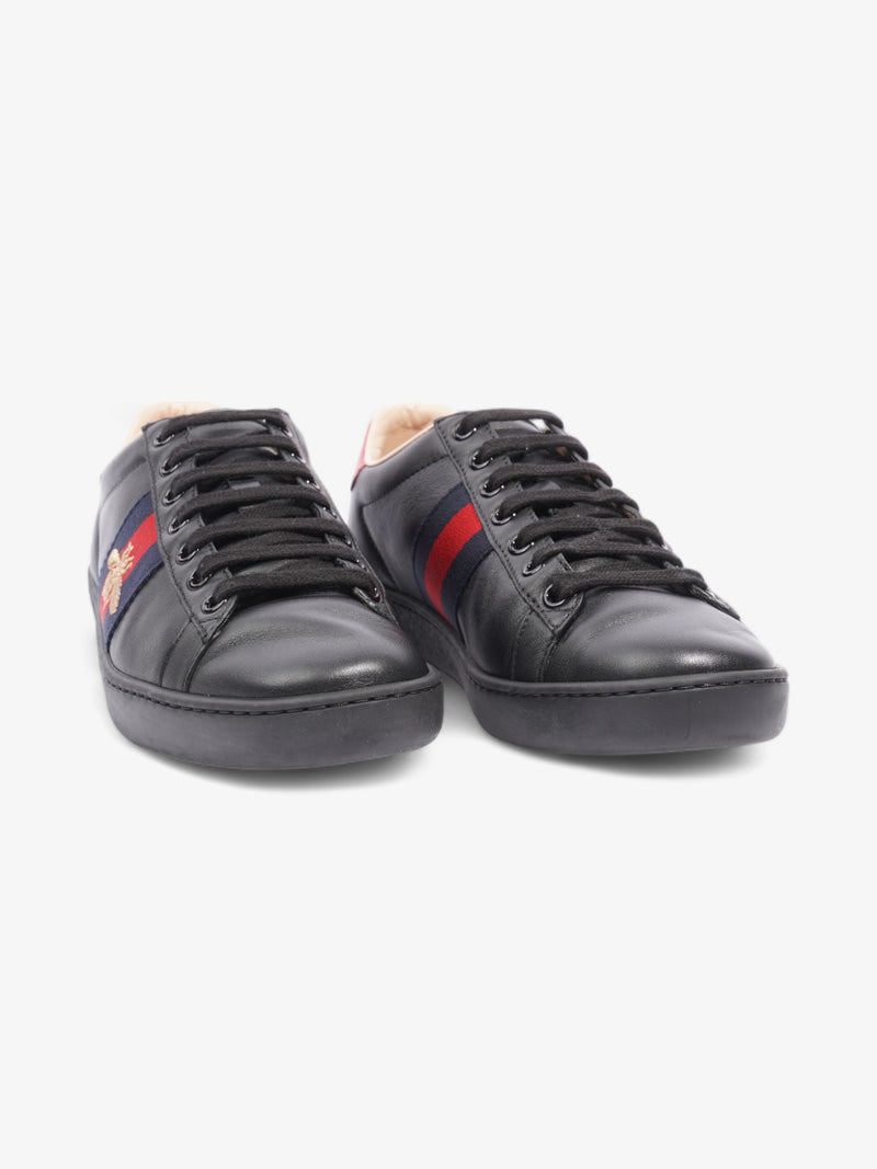  Gucci Ace Embroidered Bee Black / Red / Navy Leather EU 35.5 UK 2.5