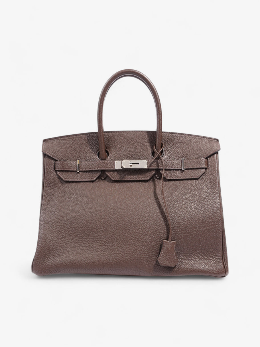 Hermes Birkin Chocolate Togo Leather 35 Image 1