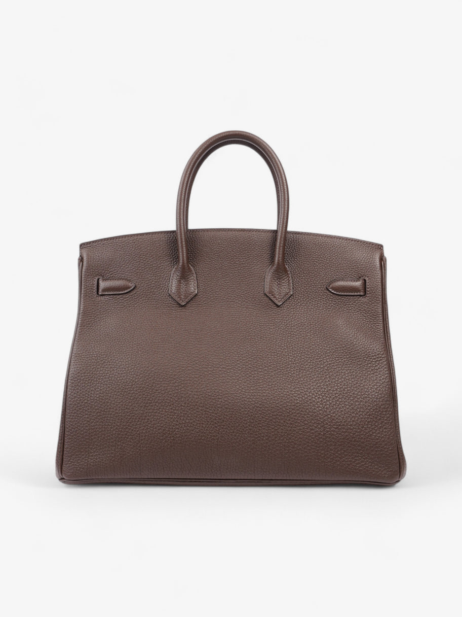 Hermes Birkin Chocolate Togo Leather 35 Image 4