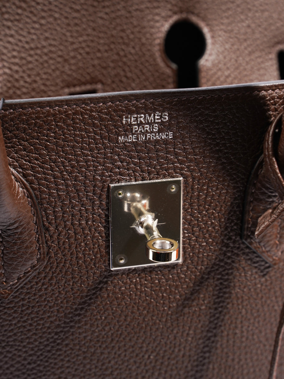 Hermes Birkin Chocolate Togo Leather 35 Image 10